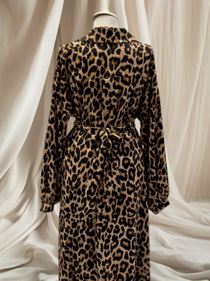 Premium Leopar Elbise
