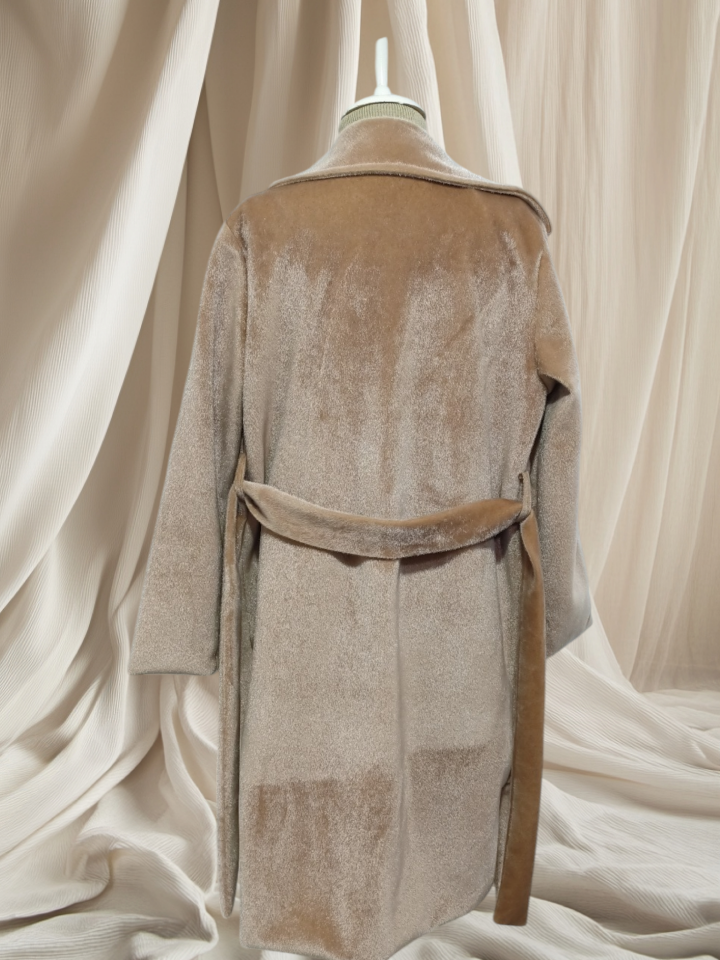 Astarlı Alpaka Camel Palto