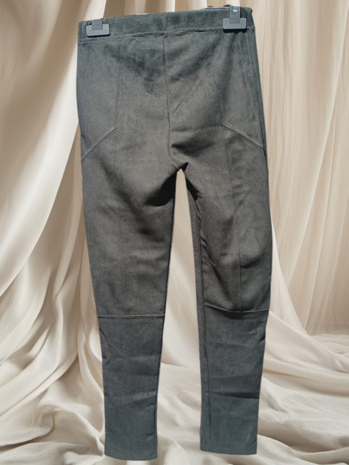 Slim Fit Süet Pantolon