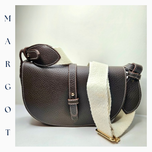 Askılı Yarım Ay Deri Çanta