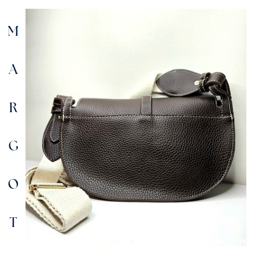 Askılı Yarım Ay Deri Çanta