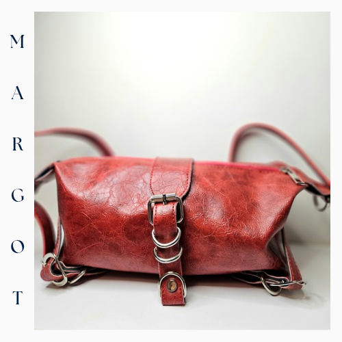 Askılı Vintage Deri Çanta