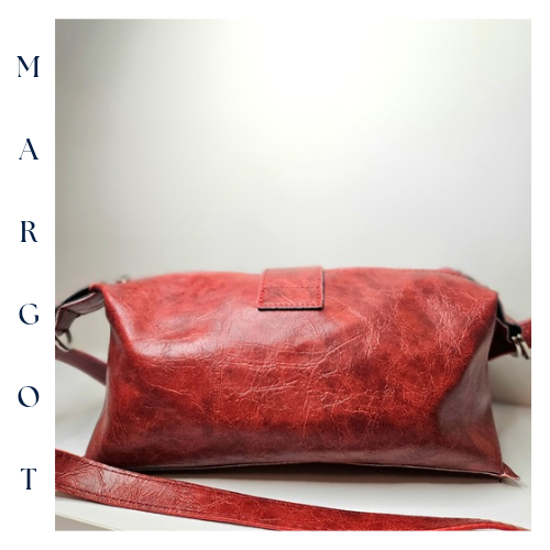 Askılı Vintage Deri Çanta