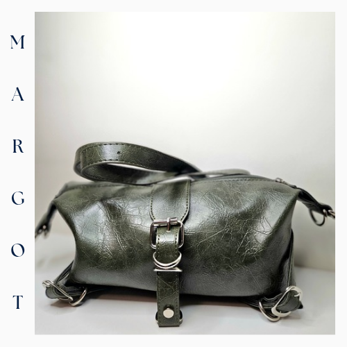 Askılı Vintage Deri Çanta