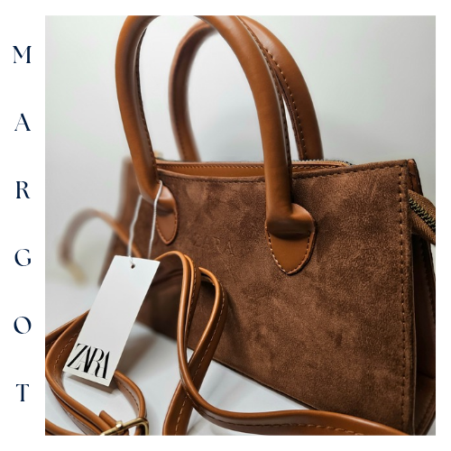 Askılı Süet Tote Çanta