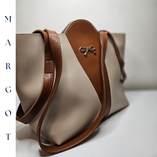 Fiyonk Detaylı Klasik Tote Çanta