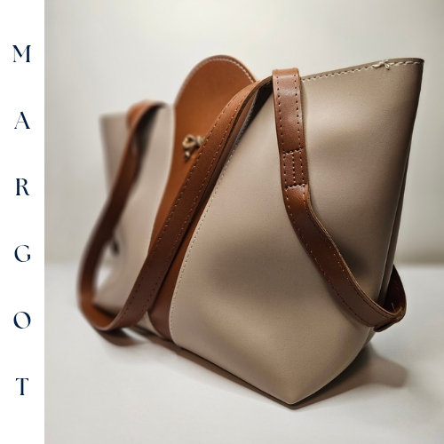 Fiyonk Detaylı Klasik Tote Çanta