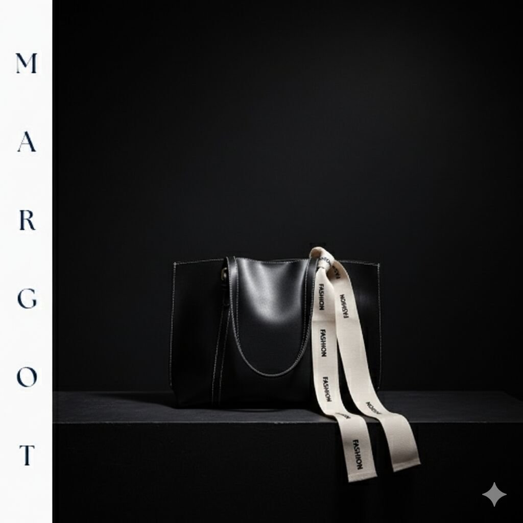 Kontrast Dikişli Tote Çanta