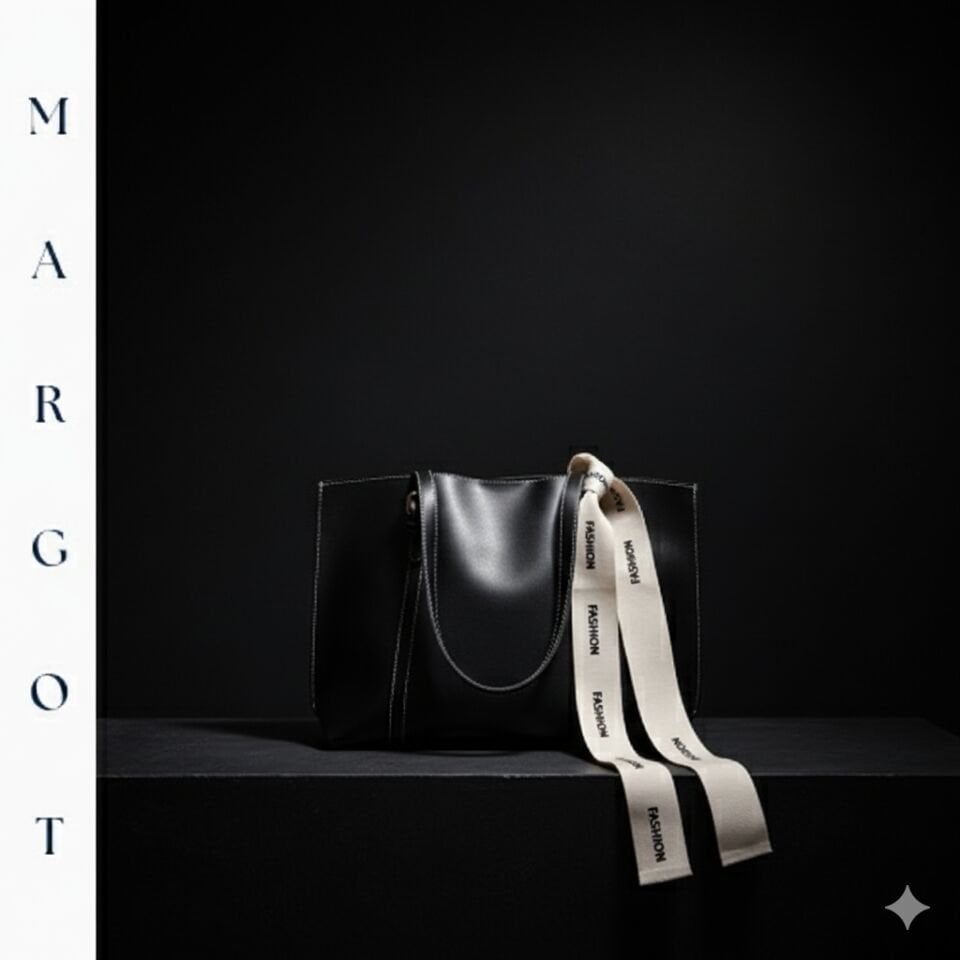 Kontrast Dikişli Tote Çanta